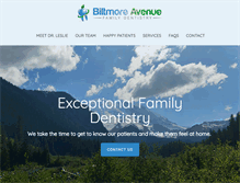Tablet Screenshot of biltmoreavenuefamilydentistry.com